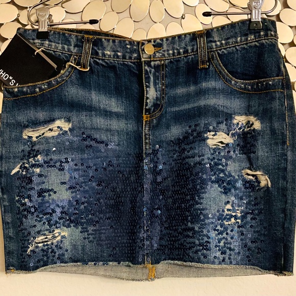 NEW WHO*S WHO Denim Mini - Picture 1 of 2